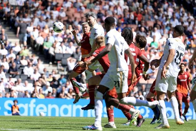 Callum Paterson of Milton Keynes Dons scores their side s third goal of the game Milton Keynes Dons v Tranmere Rovers, EFL Sky Bet League Two, Football, Stadium MK, Milton Keynes, UK - 25 Apr 2026Milton Keynes Stadium MK United Kingdom EDITORIAL USE ONLY No use with unauthorised audio, video, data, fixture lists, club league logos or live services. Online in-match use limited to 120 images, no video emulation. No use in betting, games or single club league player publications. Copyright: xGeorgexTewkesbury Shutterstockx 16838787aj