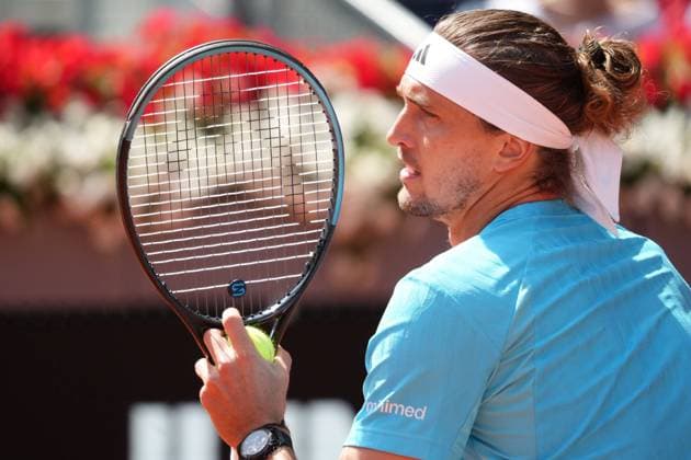 Mariano Navone (ARG) vs Alexander Zverev (ALE) during Masters Series Madrid 2026 in Madrid on Saturday, 25 April 2026. Cordon Press 