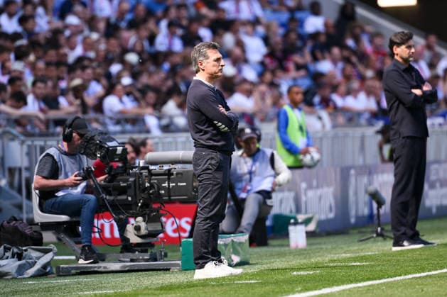 Olympique Lyonnais v AJ Auxerre - Ligue 1 McDonald s 2025 2026 Christophe PELISSIER (Entraineur Auxerre AJA) during the Ligue 1 McDonald s match between Lyon and Auxerre at Groupama Stadium on April 25, 2026 in Lyon, France. Lyon France  Copyright: xFEPx 776348368
