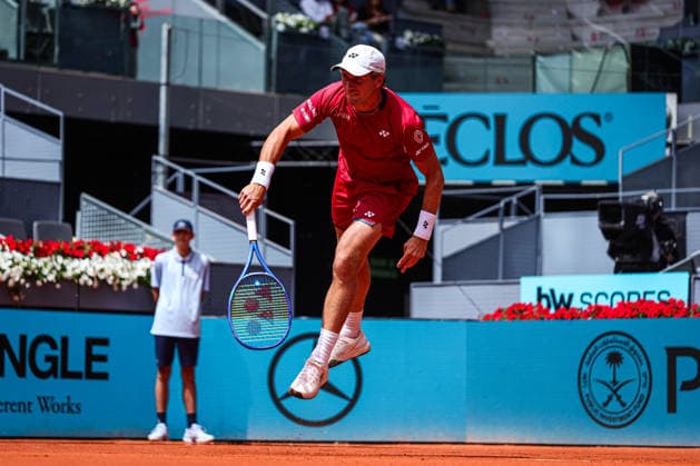 Mutua Madrid Open 2026 - Day 6 Casper Ruud of Norway competes against Jaume Munar of Spain during their Men s Singles match on Day Six of the Mutua Madrid Open at La Caja Magica on April 25, 2026, in Madrid, Spain. Madrid Madrid Spain  Copyright: xMiguelxReisx originalFilename:reis-notitle260425_np2zW.jpg