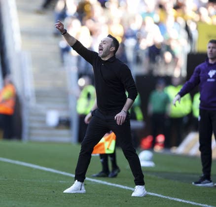 Wolverhampton Wanderers v Tottenham Hotspur, FA Premier League 25.04.26 Wolverhampton Wanderers v Tottenham Hotspur, FA Premier League Bradley Ormesher The Times Tottenham Hotspur Manager Roberto De Zerbi  Copyright: xBradleyxOrmesherx NINTCHDBPICT001076171733