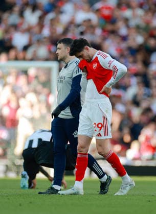 Premier League 2025 26 Arsenal v Newcastle United Emirates Stadium 25.04.2026 Kai Havertz of Arsenal Premier League 2025 26 Arsenal v Newcastle United Emirates Stadium 25.04.2026 Photograph By Marc Aspland The Times  Copyright: xMarcxAsplandx NINTCHDBPICT001076186928
