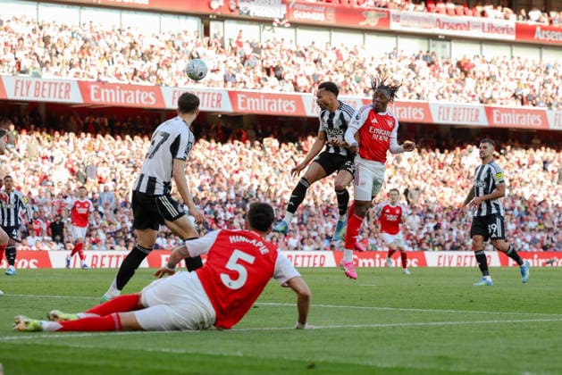 Premier League 2025 26 Arsenal v Newcastle United Emirates Stadium 25.04.2026 Eberechi Eze of Arsenal Premier League 2025 26 Arsenal v Newcastle United Emirates Stadium 25.04.2026 Photograph By Marc Aspland The Times  Copyright: xMarcxAsplandx NINTCHDBPICT001076193573