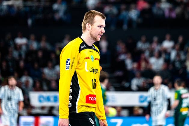 25.04.2026, xdobgx, Handball Daikin HBL, THW Kiel - SC DHfK Leipzig v.l. TomaÅ¡ Mrkva (SC DHfK Leipzig Verein, 16) Portrait, Portraet, Einzelbild Kiel