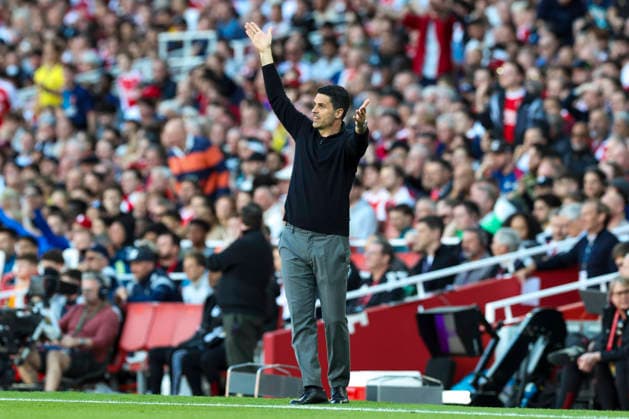 Arsenal v Newcastle United, Premier League Arsenal Manager Mikel Arteta ESP reacts and gestures during the Arsenal v Newcastle United Premier League match at the Emirates Stadium, London, England on 25 April 2026 Credit: Phil Duncan Every Second Media Editorial use only. All images are copyright Every Second Media Limited. No images may be reproduced without prior permission. All rights reserved. Premier League and Football League images are subject to licensing agreements with Football DataCo Limited. see https: www.football-dataco.com Copyright: xIMAGO EveryxSecondxMediax ESM-1944-0047 PhilxDuncanx xEveryxSecondxMediax