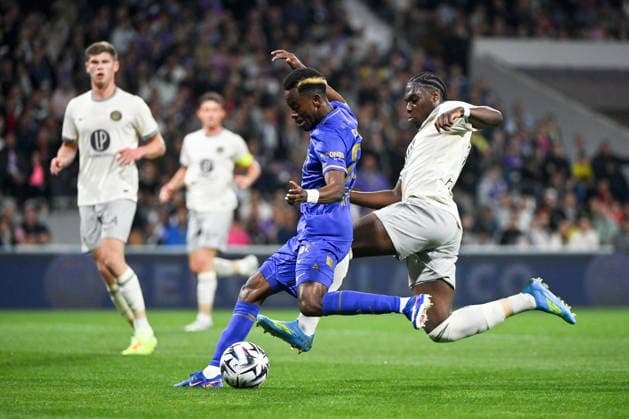 Toulouse FC v AS Monaco - Ligue 1 McDonald s 2025 2026 24 Simon ADINGRA (asm) during the Ligue 1 McDonald s match between Toulouse and Monaco at Stadium de Toulouse on April 25, 2026 in Toulouse, France. Toulouse France  Copyright: xFEPx 776348367