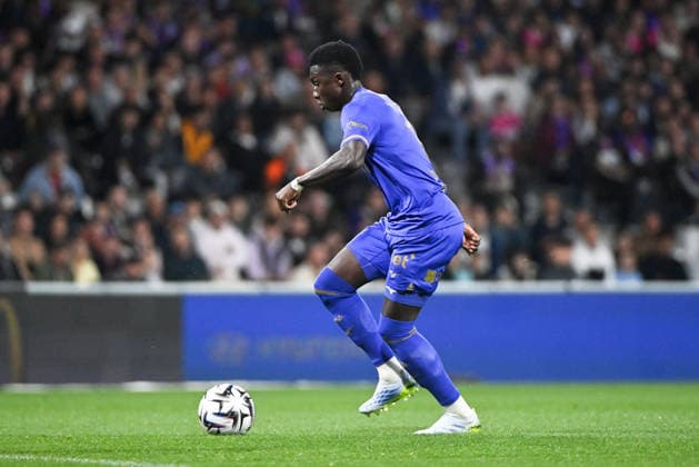 Toulouse FC v AS Monaco - Ligue 1 McDonald s 2025 2026 15 Lamine CAMARA (asm) during the Ligue 1 McDonald s match between Toulouse and Monaco at Stadium de Toulouse on April 25, 2026 in Toulouse, France. Toulouse France  Copyright: xFEPx 776348367
