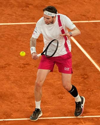 Alexander Bublik, Kazakhstan, during Madrid Open Tennis 2025 match. April 25, 2026. (202604251112)