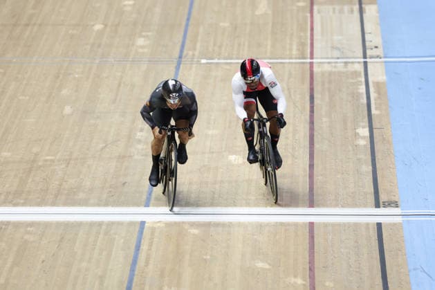 UCI Track World Cup: Nilai Picture by Alex Whitehead SWpix.com - 26 04 2026 - Cycling - UCI Track World Cup: Nilai - Velodrom Nasional Malaysia, Nilai, Malaysia - Men s Sprint - Semifinals - Nicholas Paul (Trinidad and Tobago), Mohd Azizulhasni Awang (Malaysia) Copyright: x xSWpix.comx(t axPhotographyxHubxLtd)xAlexxWhitehead SWpix.comx SWP-3030-13276