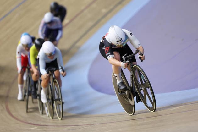 UCI Track World Cup: Nilai Picture by Alex Whitehead SWpix.com - 26 04 2026 - Cycling - UCI Track World Cup: Nilai - Velodrom Nasional Malaysia, Nilai, Malaysia - Women s Omnium - Tempo Race 2 4 - Aline Seitz (Switzerland) Copyright: x xSWpix.comx(t axPhotographyxHubxLtd)xAlexxWhitehead SWpix.comx SWP-3030-13300