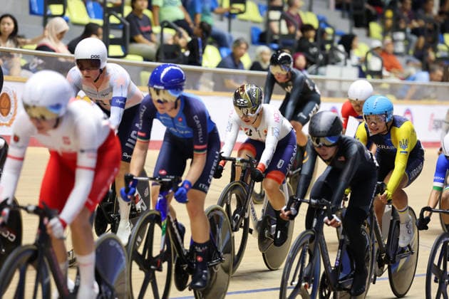 UCI Track World Cup: Nilai Picture by Alex Whitehead SWpix.com - 26 04 2026 - Cycling - UCI Track World Cup: Nilai - Velodrom Nasional Malaysia, Nilai, Malaysia - Women s Omnium - Points Race 4 4 - Yumi Kajihara (Japan) Copyright: x xSWpix.comx(t axPhotographyxHubxLtd)xAlexxWhitehead SWpix.comx SWP-3030-13374
