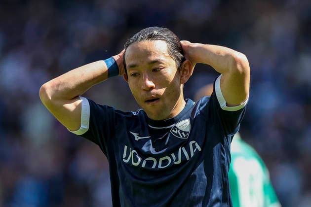 26.04.2026, GER, Fussball, Herren, 2. BL, Saison 2025 2026, Vfl Bochum vs SpVgg Greuther Fürth Koji Miyoshi (Bochum) ist enttäuscht Bochum vonovia Ruhrstadion Nordrhein-Westfalen Deutschland