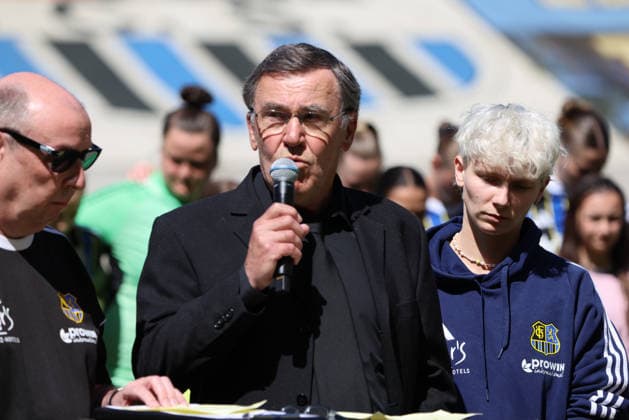 26.04.2026, Fussball, Frauen, Regionalliga Südwest, Saison 2025 2026, 1. FC Saarbrücken - SV 07 Elversberg, Saarbrücken Ludwigsparkstadion Saarland Deutschland (DEU) Copyright: xSebastianxBachx