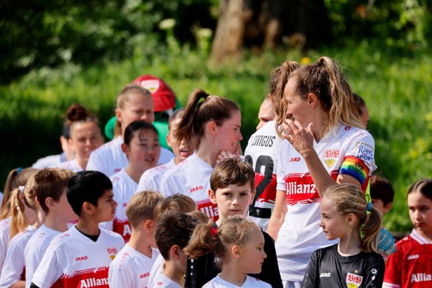26.04.2026, Deutschland, Stuttgart, Fußball 2. Frauen-Bundesliga, 15. Spieltag, VfB Stuttgart vs. SV Meppen 1912, Fabienne Dongus (VfB)