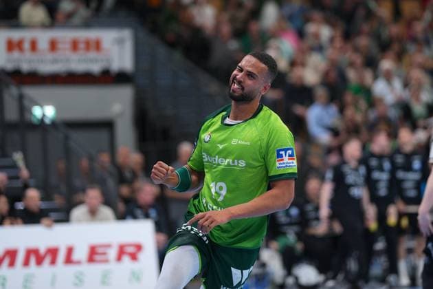 HSG Wetzlar v Bergischer HC - DAIKIN Handball-Bundesliga Philipp Ahouansou ( 19 Wetzlar ) during the Daikin Handball-Bundesliga match between HSG Wetzlar and Bergischer HC at Buderus Arena Wetzlar. Wetzlar Wetzlar, Germany, April 26nd 202 GERMANY Copyright: xJuliaxKneisslx xSPPx Sportspressphoto_SPR136755