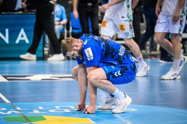 Samuel Roethlisberger (TVB Stuttgart, 17) - sichtlich enttaeuscht GER, TVB Stuttgart - SC Magdeburg, DAIKIN HBL, Handball, Bundesliga, 29. Spieltag, Spielzeit 2025 2026, 26.04.2026 GER, TVB Stuttgart - SC Magdeburg, DAIKIN HBL, Handball, Bundesliga, 29. Spieltag, Spielzeit 2025 2026, 26.04.2026 Stuttgart Copyright: xSandyxDinkelackerx EP_SDR