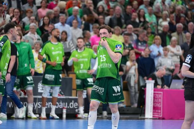 HSG Wetzlar v Bergischer HC - DAIKIN Handball-Bundesliga Justin Mueller ( 25 Wetzlar ) during the Daikin Handball-Bundesliga match between HSG Wetzlar and Bergischer HC at Buderus Arena Wetzlar. Wetzlar Wetzlar, Germany, April 26nd 202 GERMANY Copyright: xJuliaxKneisslx xSPPx Sportspressphoto_SPR136974