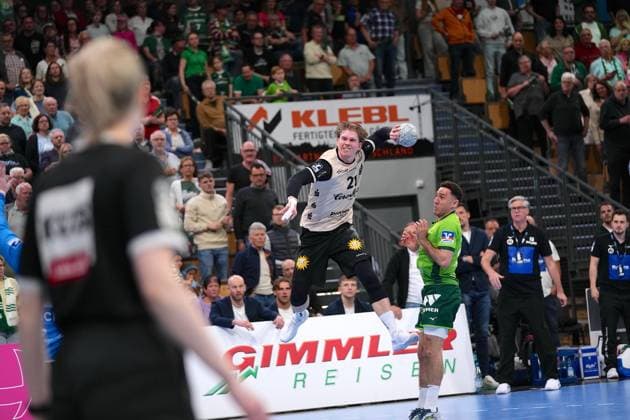 HSG Wetzlar v Bergischer HC - DAIKIN Handball-Bundesliga Kim Voss-Fels ( 21 Bergischer HC ) during the Daikin Handball-Bundesliga match between HSG Wetzlar and Bergischer HC at Buderus Arena Wetzlar. Wetzlar Wetzlar, Germany, April 26nd 202 GERMANY Copyright: xJuliaxKneisslx xSPPx Sportspressphoto_SPR136983