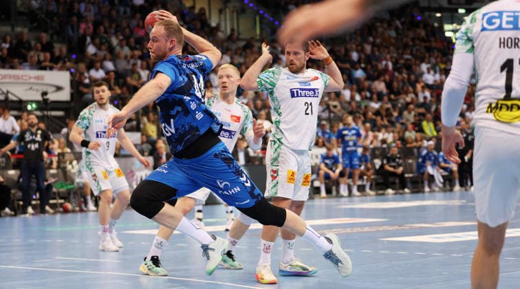 26.04.2026 Stuttgart, Handball TVB Stuttgart vs. SC Magdeburg, Lenny Rubin (TVB)