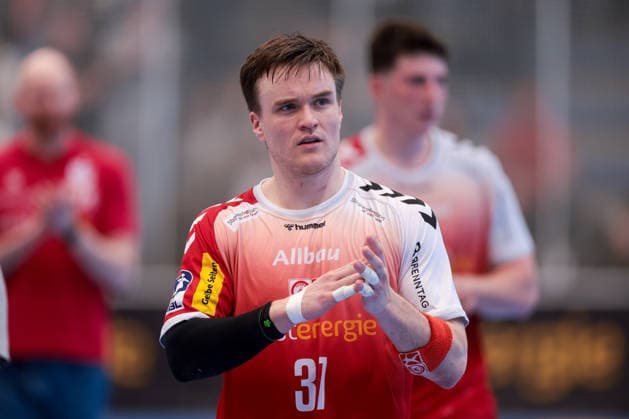 26.04.2026, 29. Spieltag der 2. Handball Bundesliga, TuSEM Essen - HC Elbflorenz 2006. Max Neuhaus (TuSEM Essen). Essen Am Hallo NRW Deutschland xRHR-FOTO DEx Copyright: DennisxEwert RHR-FOTOx RHR-FOTO DE