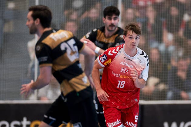 26.04.2026, 29. Spieltag der 2. Handball Bundesliga, TuSEM Essen - HC Elbflorenz 2006. Nils Homscheid (TuSEM Essen). Essen Am Hallo NRW Deutschland xRHR-FOTO DEx Copyright: DennisxEwert RHR-FOTOx RHR-FOTO DE