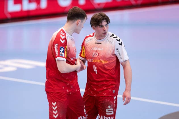 26.04.2026, 29. Spieltag der 2. Handball Bundesliga, TuSEM Essen - HC Elbflorenz 2006. Felix Göttler (TuSEM Essen). Essen Am Hallo NRW Deutschland xRHR-FOTO DEx Copyright: DennisxEwert RHR-FOTOx RHR-FOTO DE