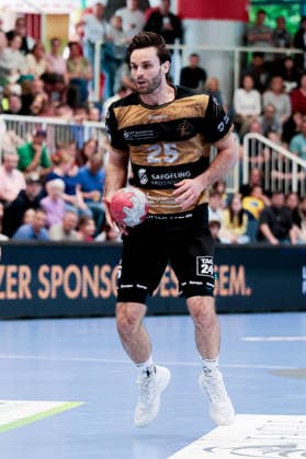 26.04.2026, 29. Spieltag der 2. Handball Bundesliga, TuSEM Essen - HC Elbflorenz 2006. Sebastian Greß (HC Elbflorenz 2006). Essen Am Hallo NRW Deutschland xRHR-FOTO DEx Copyright: DennisxEwert RHR-FOTOx RHR-FOTO DE