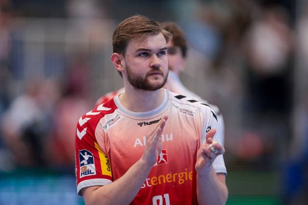 26.04.2026, 29. Spieltag der 2. Handball Bundesliga, TuSEM Essen - HC Elbflorenz 2006. Alexander Schoss (TuSEM Essen). Essen Am Hallo NRW Deutschland xRHR-FOTO DEx Copyright: DennisxEwert RHR-FOTOx RHR-FOTO DE