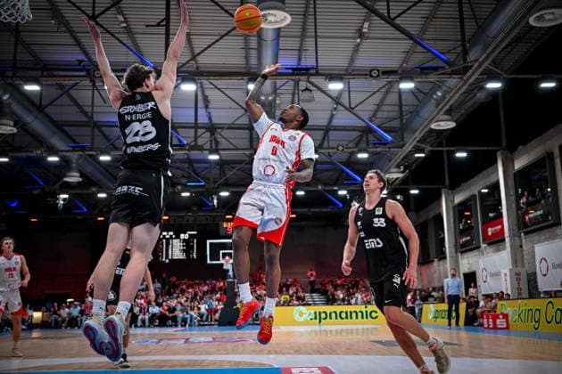 Barmer 2. Basketball Bundesliga ProA: Rheinstars Köln vs. Nürnberg Falcons BC, 26.04.2026 Cedric Cezell Russell Jr. (RheinStarsKöln 0), Barmer 2. Basketball Bundesliga ProA: Rheinstars Köln vs. Nürnberg Falcons BC am 26.04.2026 in der Motorworld Köln in Koeln (Nordrhein-Westfalen) Copyright: xBEAUTIFULxSPORTS Mueller-Laschetx