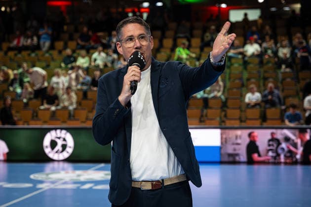 26.04.2026, xovx, Handball Daikin Handball Bundesliga, HSG Wetzlar - Bergischer HC Geschäftsführer Björn Seipp (HSG Wetzlar) Wetzlar Buderus-Arena Hessen Deutschland (DE)