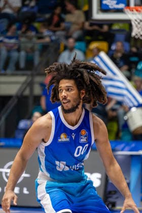 Basketball Bundesliga BBL, Frankfurt Skyliners vs. ALBA Berlin, Süwag Energie Arena Frankfurt am Main; 26.04.2026 Basketball Bundesliga BBL, Frankfurt am Main, Germany - 26.04.2026: Tyger Campbell (Frankfurt Skyliners, 00), Basketball Bundesliga BBL, Spiel der Frankfurt Skyliners vs. ALBA Berlin, Süwag Energie Arena Frankfurt am Main Copyright: xBEAUTIFULxSPORTS Freudensteinx