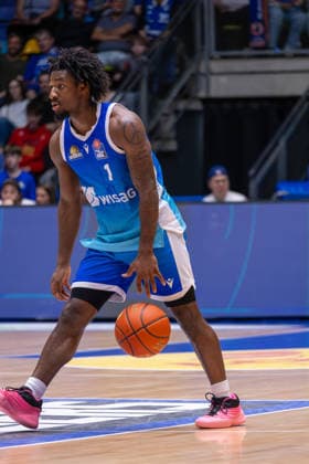 Basketball Bundesliga BBL, Frankfurt Skyliners vs. ALBA Berlin, Süwag Energie Arena Frankfurt am Main; 26.04.2026 Basketball Bundesliga BBL, Frankfurt am Main, Germany - 26.04.2026: Isaiah Swope (Frankfurt Skyliners, 1) am Ball, Basketball Bundesliga BBL, Spiel der Frankfurt Skyliners vs. ALBA Berlin, Süwag Energie Arena Frankfurt am Main Copyright: xBEAUTIFULxSPORTS Freudensteinx