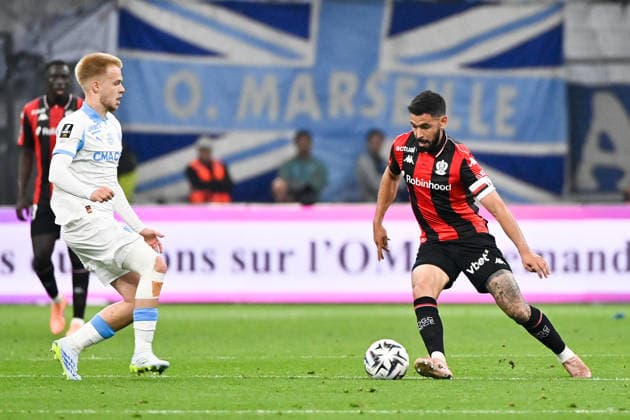 Olympique de Marseille v OGC Nice - Ligue 1 McDonald s 2025 2026 18 Arthur VERMEEREN (om) - 08 Morgan SANSON (ogcn) during the Ligue 1 McDonald s match between Marseille and Nice at Stade Velodrome on April 26, 2026 in Marseille, France. Marseille France  Copyright: xFEPx 776348370