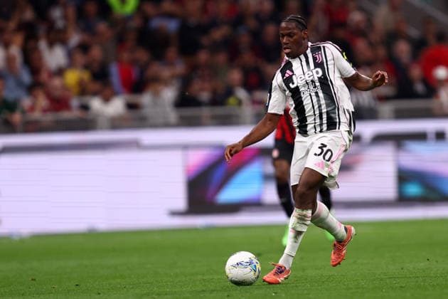 Ac Milan - Juventus Fc Jonathan David of Juventus Fc in action during the Serie A match beetween Ac Milan and Juventus Fc at Stadio Giuseppe Meazza on April 26 2026 in Milano, Italy . Milano Stadio Giuseppe Meazza Italy Copyright: xMarcoxCanonierox