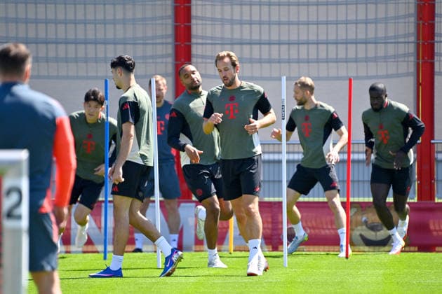 Harry KANE (Bayern Muenchen), Abschlusstraining Bayern Muenchen am 27.04.2026 Fussball Champions League Halbfinale Paris Saint Germain (PSG) - FC Bayern Muenchen am 28.04.2026