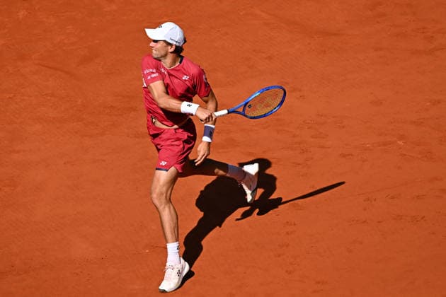 Mutua Madrid Open - Casper Ruud Casper Ruud (NOR) during his fourth round match at the Mutua Madrid Open in Madrid , Spain, on April, 27, 2026. Photo by Corinne Dubreuil ABACAPRESS.COM Madrid  Copyright: xDubreuilxCorinne ABACAx
