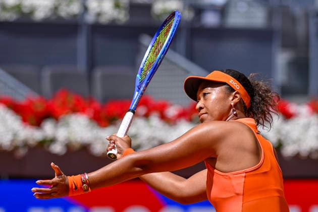 April 27, 2026, Madrid, Madrid, Spain: NAOMI OSAKA of Japan †NIKE during the Mutua Madrid Open 2026, ATP, Tennis Herren Masters 1000 and WTA, Tennis Damen 1000 tennis tournament, celebrated at Caja Magica on April 26, 2026 in Madrid, Spain. Mutua Madrid Open 2026 - Day 8 (04.27.26) - ZUMAc312 20260427_zsp_c312_155 Copyright: xOscarxManuelxSanchezx