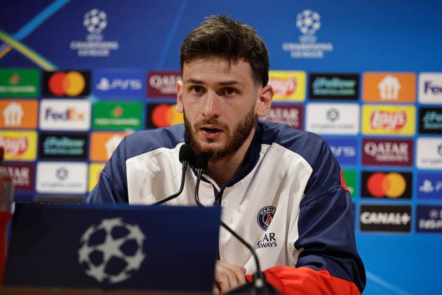 2026.04.27 Paris, Parc des Princes Pressekonferenz von Paris Saint Germain vor dem Halbfinalspiel der Champions League Paris Saint Germain - Bayern Muenchen v.l., Khvicha Kvaratskhelia (Paris Saint-Germain) Copyright: AntonioxBorga