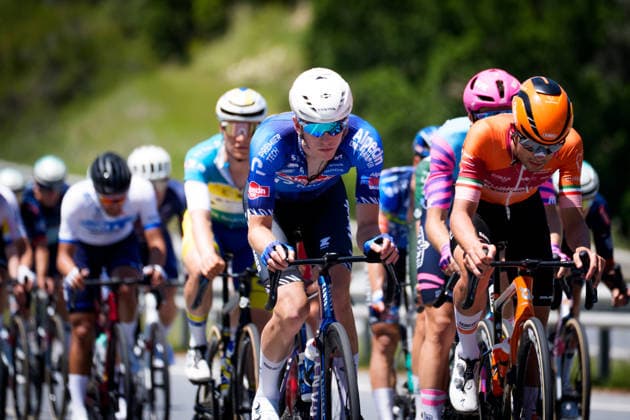 61st Presidential Cycling Tour of Turkiye AYDIN, TURKIYE - APRIL 27: Cyclists compete during the second stage of the 61st Presidential Cycling Tour of Turkiye, a 152-kilometer route from Aydin to Marmaris, in Aydin, Turkiye, on April 27, 2026. Held under the auspices of the Turkish Presidency and supported by the Turkish Youth and Sports Ministry, the eight-stage race is Turkiye’s only event in the ‘ProSeries’ category on the UCI Europe Tour calendar. Ahmet Serdar Eser Anadolu Aydin Turkey. Editorial use only. Please get in touch for any other usage.  Copyright: x2026xAnadoluxAhmetxSerdarxEserx