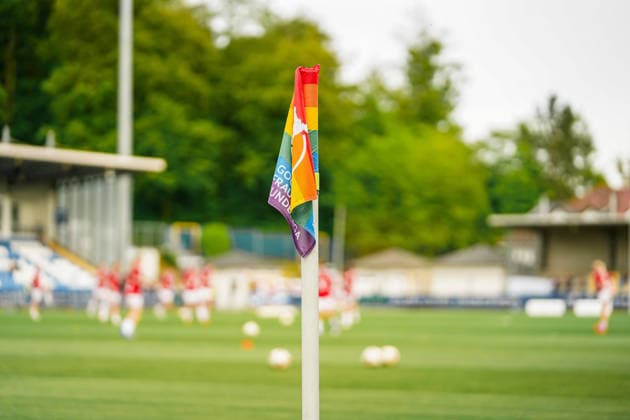 Deutschland: Fussball Google Pixel Frauen-Bundesliga 2025 2026 , 23. Spieltag - TSG Hoffenheim Frauen vs 1. FC Köln Frauen - Dietmar-Hopp-Stadion (Hoffenheim) : Eckfahne Copyright: xBennetxLongx