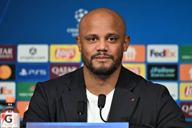 Ahead of PSG v FC Bayern Munich - UEFA Champions League PARIS, FRANCE - APRIL 27: Bayern Munich head coach Vincent Jean Mpoy Kompany attend a press conference, PK, Pressekonferenz ahead of the UEFA Champions League semi-final first leg match between Paris Saint-Germain and FC Bayern Munich at Parc des Princes in Paris, France on April 27, 2026. Mustafa Yalcin Anadolu Paris France. Editorial use only. Please get in touch for any other usage.  Copyright: x2026xAnadoluxMustafaxYalcinx