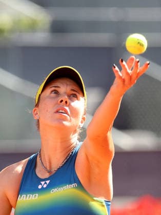 Alberto Simon Linda Noskova during his fourth round match of the main draw of the Mutua Madrid Open de Tenis, played at the Caja Magica on April 27, 2026 in Madrid, Spain Copyright: xALBERTOxSIMONx AgenciaxLOFx
