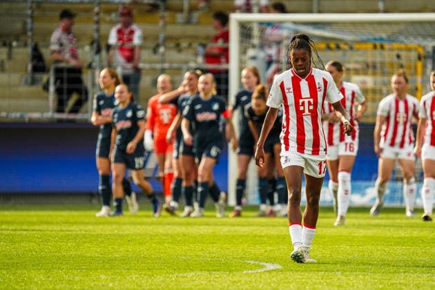 Deutschland: Fussball Google Pixel Frauen-Bundesliga 2025 2026 , 23. Spieltag - TSG Hoffenheim Frauen vs 1. FC Köln Frauen - Dietmar-Hopp-Stadion (Hoffenheim) : Lydia Andrade (1. FC Köln Frauen, 17) , Mannschaft, Gestik, Mimik Copyright: xBennetxLongx