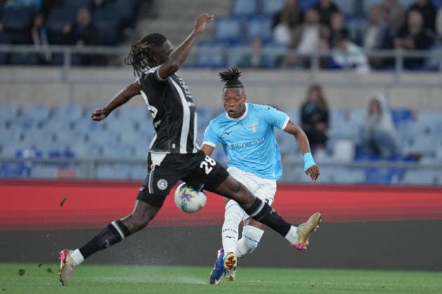 Lazio™s Tijjani Noslin during the Serie A EniLive soccer match between Lazio and Udinese at the Rome s Olympic stadium, Italy - Monday April 27, 2026 - Soccer ( Photo by Alfredo Falcone LaPresse )  Copyright: xAlfredoxFalcone LaPressex