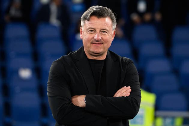 Kosta Runjaic, head coach of Udinese Calcio smiles during the Serie A 2025 2026 football match between SS Lazio and Udinese Calcio at Stadio Olimpico in Rome (Italy), April 27, 2026. AndreaxStaccioli