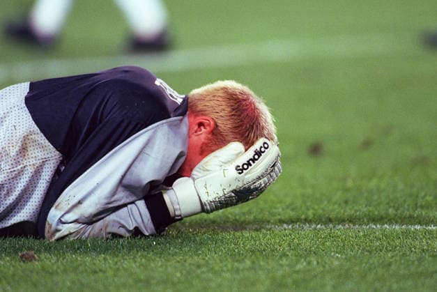 Spain V United States, Sydney Olympic Games, Olympische Spiele, Olympia, OS Semi Final Brad Friedel of Usa disguised during the Sydney Olympic Games Semi Final match between Spain and United States at Sydney Football Stadium on September 26, 2000 in Sydney, Australia. Sydney Sydney Football Stadium Australia Australia Copyright: xAllstarxPicturexLibraryxLtdx