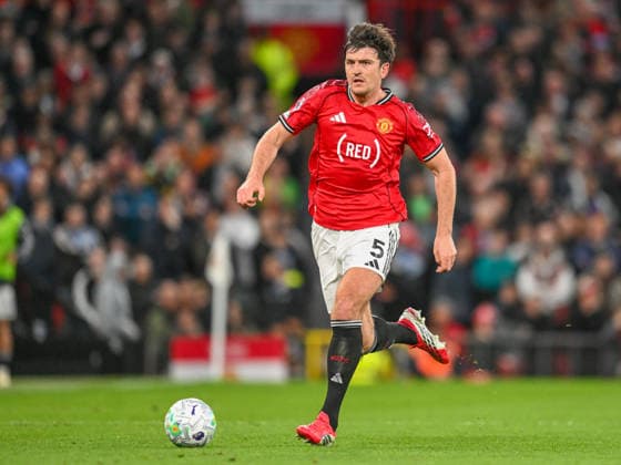 Manchester United, ManU v Brentford Premier League Harry Maguire of Manchester United during the Premier League match at Old Trafford, Manchester 27 04 2026 UK Newspapers OUT Copyright: xKarlxVallantinex FIL-23356-0036