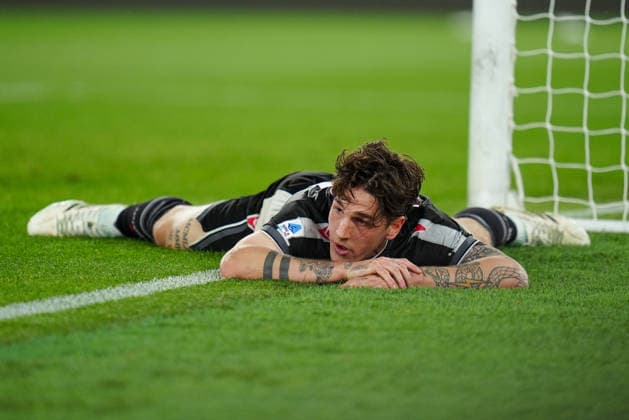 SS Lazio v Udinese Calcio - Serie A Enilive Nicolo Zaniolo of Udinese Calcio looks dejected during the serie Serie A Enilive match between SS Lazio and Udinese Calcio at Olimpico on April 27, 2026 in Rome, Italy Rome Stadio Olimpico Lazio Italy Copyright: xGiuseppexMaffiax 260427_SerieA_Lazio-Udinese_GM_00145