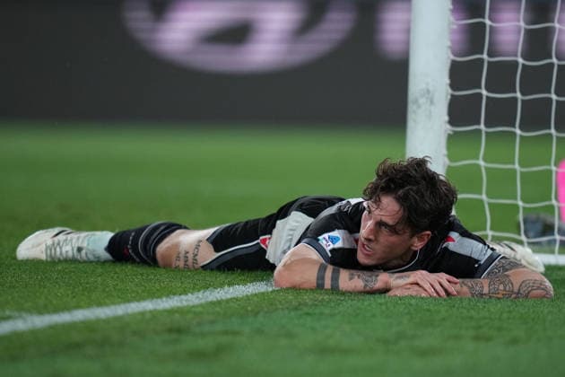 Udinese™s Nicolo Zaniolo during the Serie A EniLive soccer match between Lazio and Udinese at the Rome s Olympic stadium, Italy - Monday April 27, 2026 - Soccer ( Photo by Alfredo Falcone LaPresse )  Copyright: xAlfredoxFalcone LaPressex
