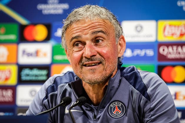 April 27, 2026, Poissy, France, France: Luis ENRIQUE of PSG during a Paris Saint-Germain press conference, PK, Pressekonferenz at Campus PSG on April 27, 2026 in Poissy near Paris, France. Paris Saint-Germain Press Conference  - ZUMAm308 20260427_zsp_m308_010 Copyright: xMatthieuxMirvillex